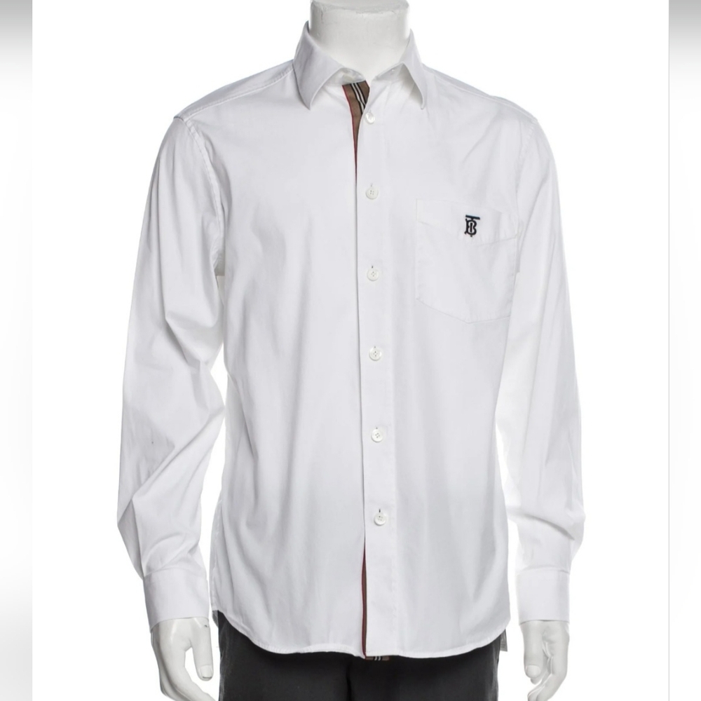 Burberry White Dress Shirt